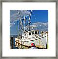 Shrimp Boat Framed Print