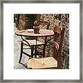 Sidewalk Cafe Framed Print