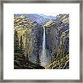 Sierra Nevada Waterfall Framed Print