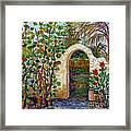 Siesta Key Archway Framed Print