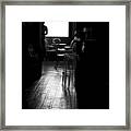 Silhouette  - Searching For The Meaning Of Life Framed Print