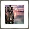 Silky Sunrise Framed Print