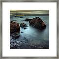 Silver And Gold Framed Print