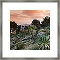 Simien Escarpment Landscape At Sunrise Framed Print