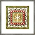 Simply Christmas Tiles I Framed Print