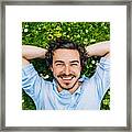 Simply Happy Framed Print