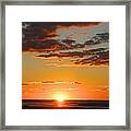 Sinking Sun Framed Print