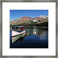 Sinopah On Two Medicine Lake Framed Print