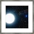 Sirius Binary Star System Framed Print