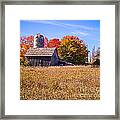 Sister Bay Barn Framed Print