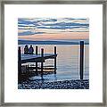Sisters - Lakeside Living At Sunset Framed Print