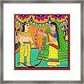 Sita's Wedding Framed Print