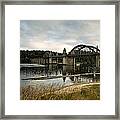 Siuslaw River Bridge Framed Print