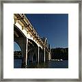Siuslaw River Bridge Framed Print