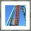Six Flags America - Two-face Roller Coaster - 12122 Framed Print