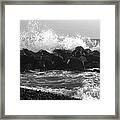 Skagen Waves Framed Print