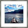 Skaha Lake Kayaking 004 2-20-2014 Framed Print