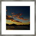 Skaha Lake Sunset 02 July02/2013 Framed Print