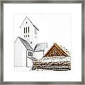 Skalholt Church Framed Print