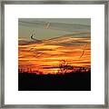 Sky At Sunset Framed Print