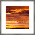 Sky At Sunset, Daniels Park, Denver Framed Print