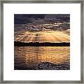 Sky Lights Framed Print