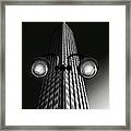 Skyscraper With Glasses Framed Print