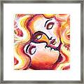 Sleeping Lovers Framed Print