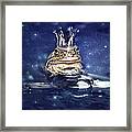 Sleepless Frog Prince Framed Print