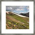 Slopes Of Redcloud Peak Framed Print