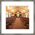 Small Church Sanctuary Framed Print