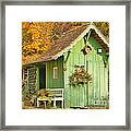 Small Garden House Framed Print