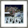 Small World - Jane's Christmas Trees Framed Print