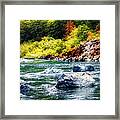 Smith River In Autumn Framed Print