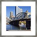 Pittsburgh Smithfield Street Bridge Framed Print