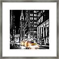 Smoking Streets Of New York Framed Print