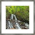 Smoky Mountains Laurel Falls Landscape Framed Print