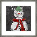 Snow Kitten Framed Print