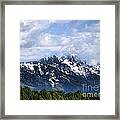 Snowcapped Mountains Framed Print