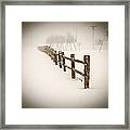 Snowfall In The Dakota Wind Framed Print