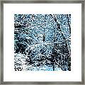 Snowy Day Landscape Framed Print