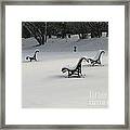 Snowy Landscape Framed Print