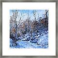 Snowy Road Framed Print