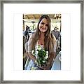 So I Caught The Bouquet At My Cousins Framed Print