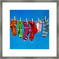 Sock Options... Framed Print