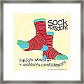 Sock Wisdom Two Framed Print