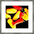 Soft Focus Peppers Framed Print