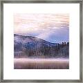 Soft Light Of Winter Framed Print