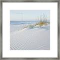 Soft Sandy Beach Framed Print