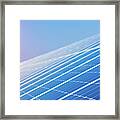 Solar Cell Panels Framed Print